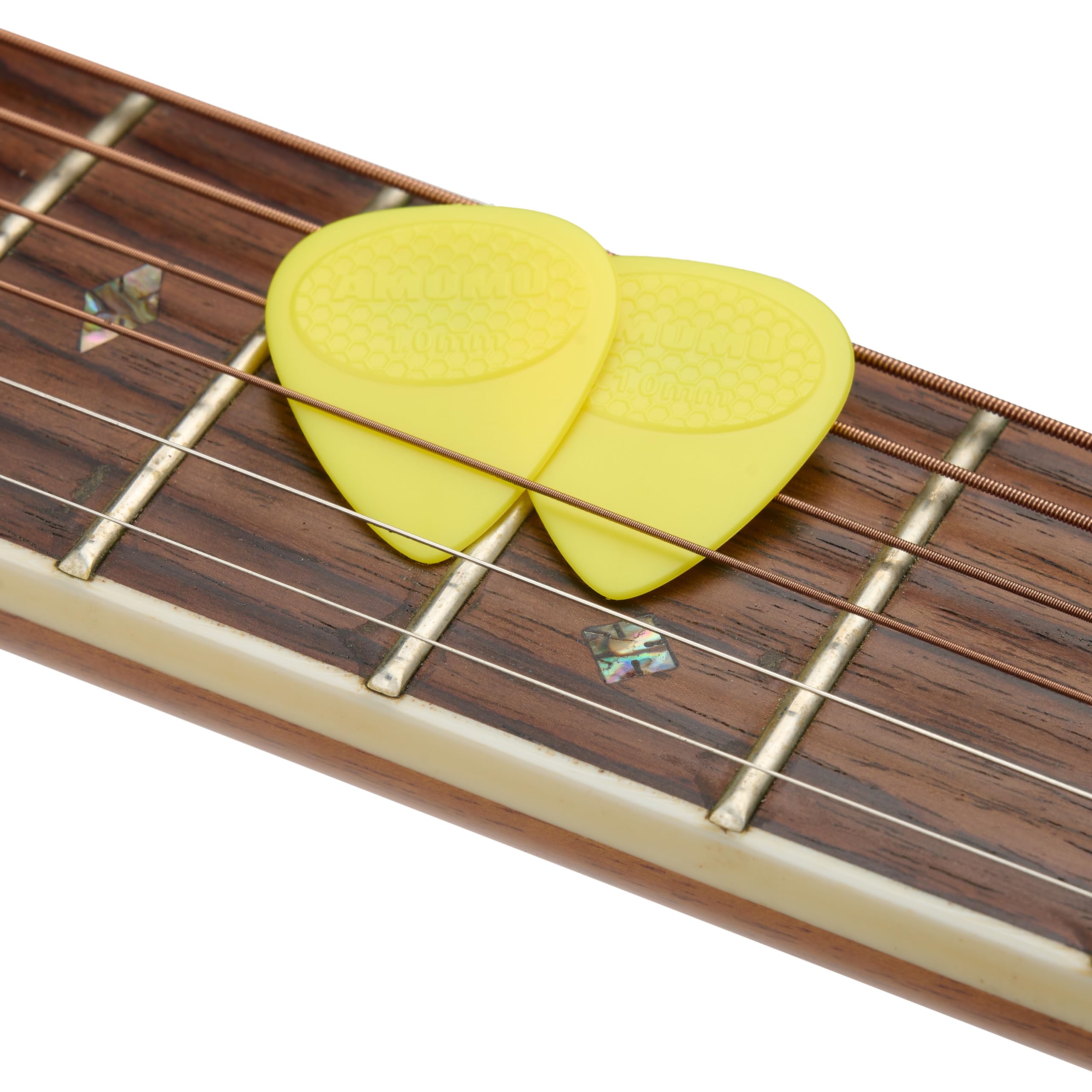 Amazon.com: AMUMU HoneyGrip Guitar Picks 1mm Medium Heavy